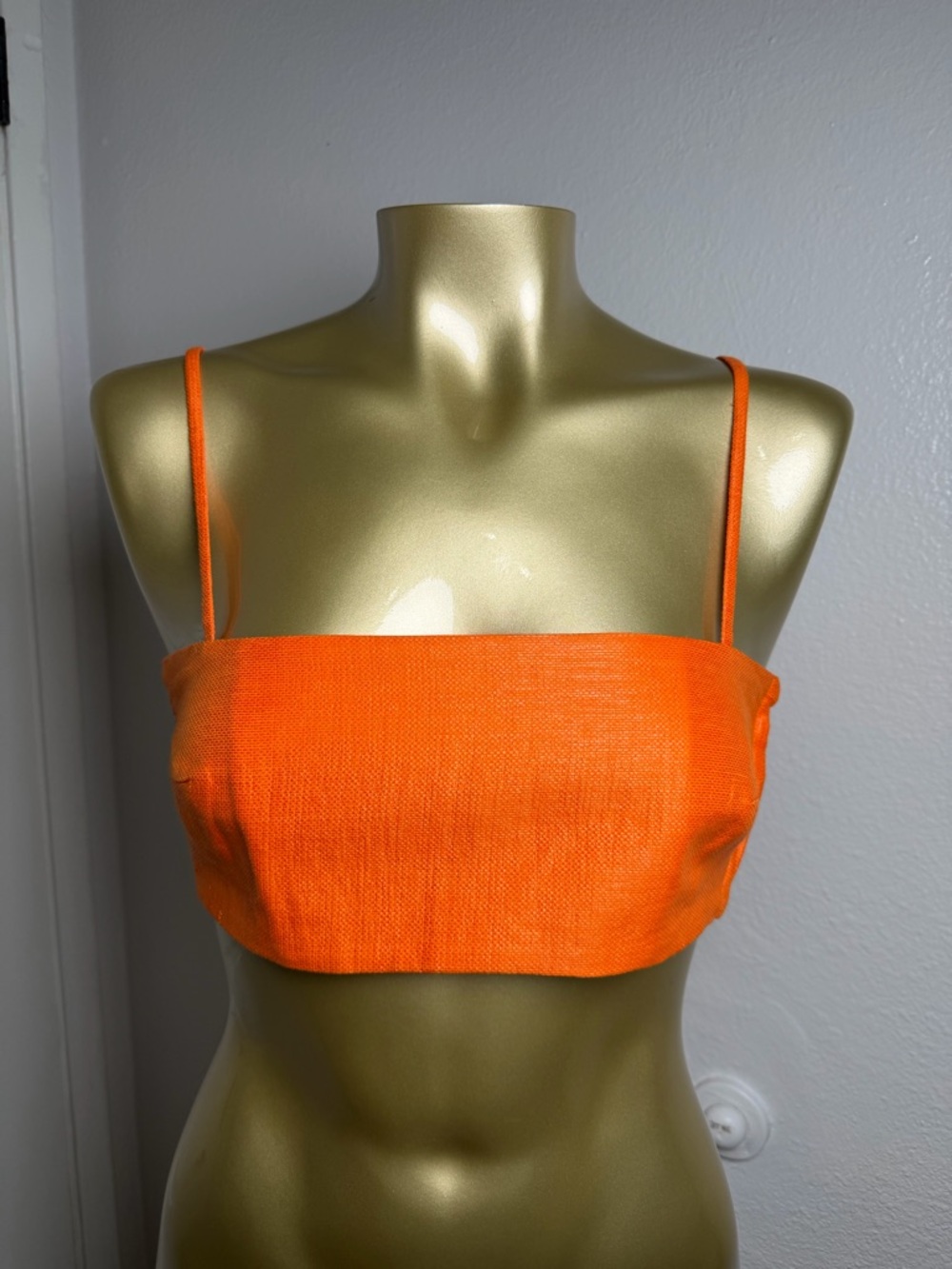 CULT GAIA Tereza cropped top XS